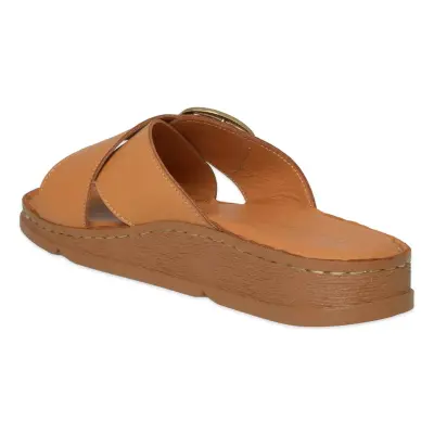 Mammamia D26Yt-1360 Günlük Taba Kadın Terlik - 4