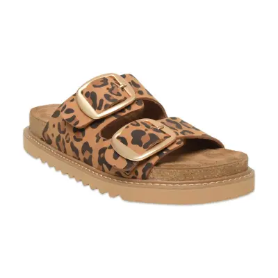 Mammamia D26Yt-1845 Günlük Leopar Kadın Terlik 