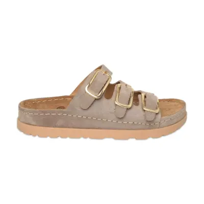 Mammamia D26Yt-1865 Günlük Vizon Kadın Terlik - Mammamia (1)