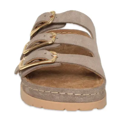 Mammamia D26Yt-1865 Günlük Vizon Kadın Terlik - 3