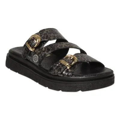 Mammamia D26Yt-6050 Günlük Leopar Kadın Terlik - 1