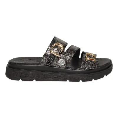 Mammamia D26Yt-6050 Günlük Leopar Kadın Terlik - Mammamia (1)