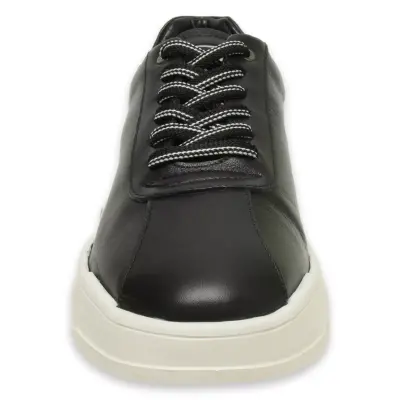 Marcomen 19197 Günlük Deri Sneakers Siyah Erkek Spor Ayakkabı - 3