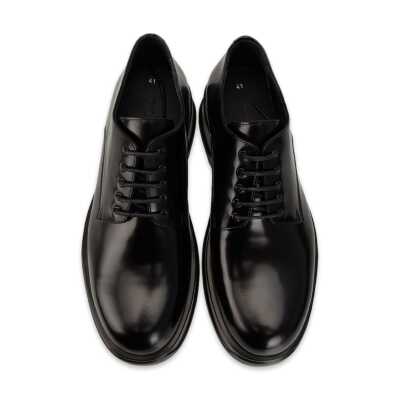 Marcomen 22015 Günlük Ithal Siyah Rugan Erkek Ayakkabı - 3