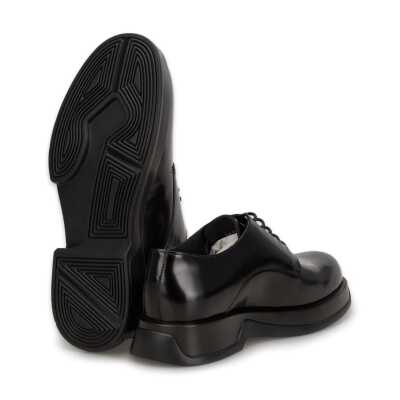 Marcomen 22015 Günlük Ithal Siyah Rugan Erkek Ayakkabı - 10