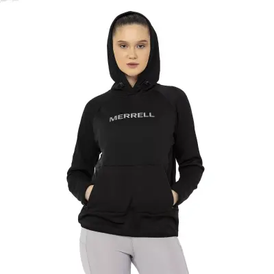Merrell M23Symone Outdoor Tekstil Sweat Siyah Kadın Sweatshirt - 2