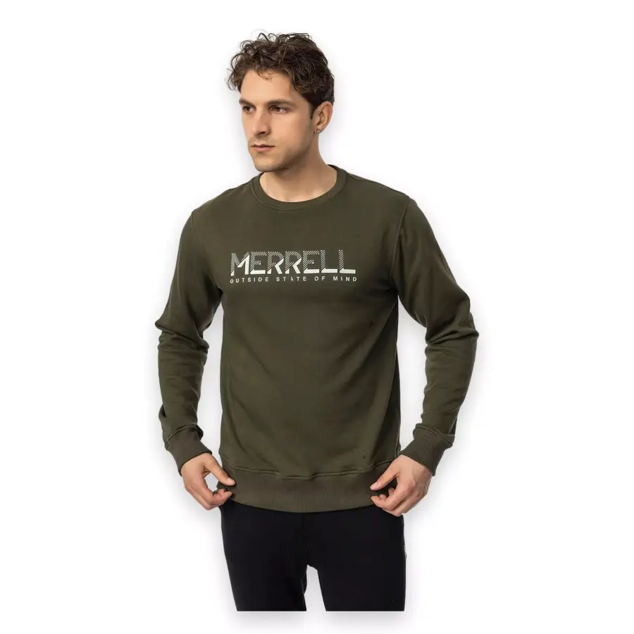 Merrell M25Smithm Outdoor Sweat Haki Erkek Sweatshirt Ayakkabı