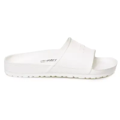 Muya 32302 Diago Casual Günlük Beyaz Erkek Terlik - Muya (1)