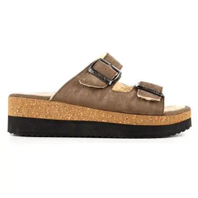 Muya 34904 Bellatrix Çift Bant Vizon Kadın Terlik - Muya (1)