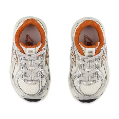 New Balance I740 Nb Lifestyle Infant Shoes Gri-Turuncu Kız Çocuk Spor Ayakkabı - 3