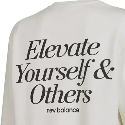 New Balance Mnc3328 Nb Lifestyle Men Sweat Beyaz Erkek Sweatshirt - 3
