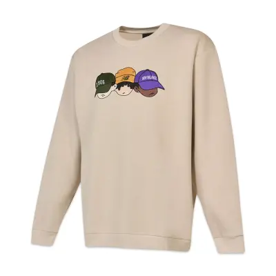 New Balance Mnc3505 Nb Lifestyle Men Sweat Bej Erkek Sweatshirt - 1