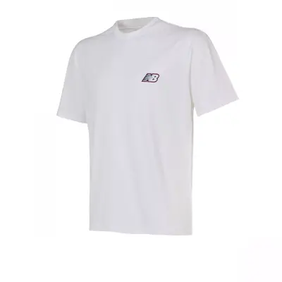 New Balance Mnt1647 Nb Lifestyle Men T Beyaz Erkek T-Shirt - 1