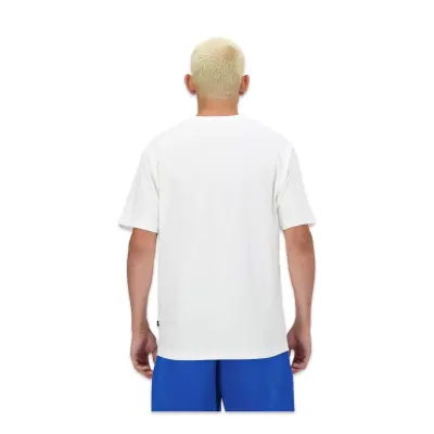 New Balance Mnt3434 Nb Lifestyle Men T Beyaz Erkek T-Shirt - 3