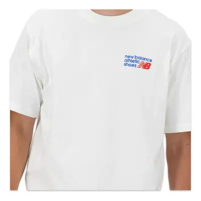 New Balance Mnt3434 Nb Lifestyle Men T Beyaz Erkek T-Shirt - 4