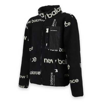 New Balance Unc3358 Nb Lifestyle Sweat Polar Siyah Unisex Ceket - 3