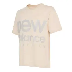 New Balance Unt1346 Nb Unisex Lifestyle Bej Unisex T-Shirt - 2