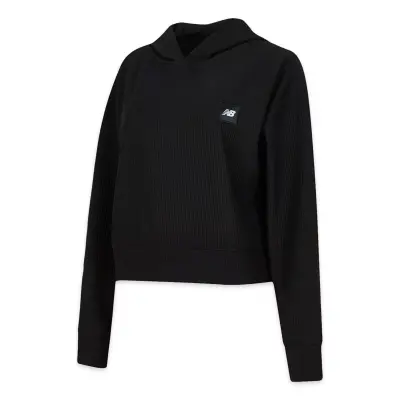 New Balance Wnh1617 Nb Lifestyle Women Hoodie Siyah Kadın Sweatshirt 
