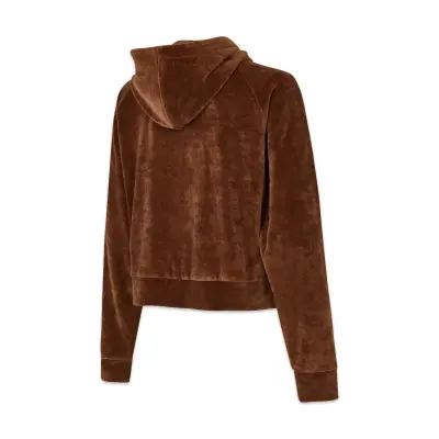 New Balance Wnj3506 Nb Lifestyle Women Full Zip Kahve-Beyaz Kadın Ceket - 4