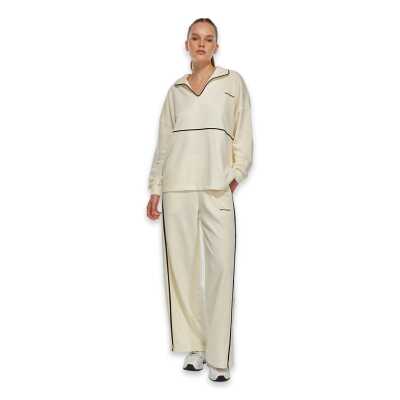 New Balance Wnp3402 Nb Lifestyle Women Pants Bej Kadın Eşofman Altı - 5