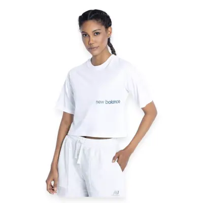 New Balance Wnt1340 Nb Lifestyle Women Beyaz Kadın T-Shirt - 1