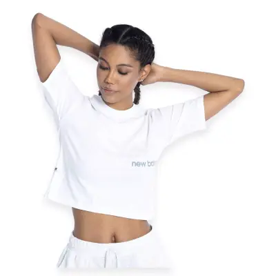 New Balance Wnt1340 Nb Lifestyle Women Beyaz Kadın T-Shirt - 2