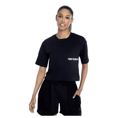 New Balance Wnt1340 Nb Lifestyle Women Siyah Kadın T-Shirt - 1