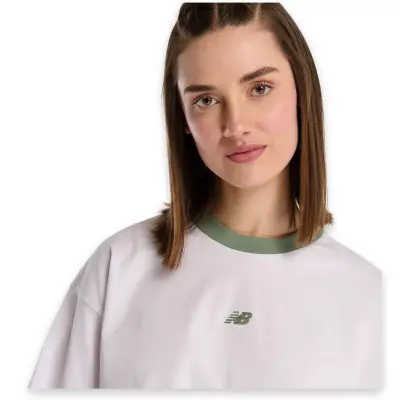 New Balance Wnt1515 Nb Lifestyle Women T Beyaz Kadın T-Shirt - 4