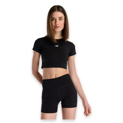 New Balance Wnt1534 Nb Lifestyle Women T Siyah Kadın T-Shirt - 1