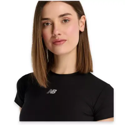 New Balance Wnt1534 Nb Lifestyle Women T Siyah Kadın T-Shirt - 4
