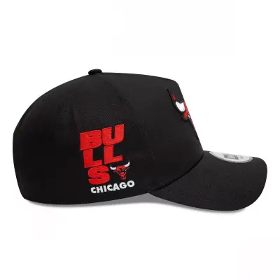 New Era 60595220 Nba Patch Eframe Cap Siyah-Kırmızı Unisex Şapka - 2