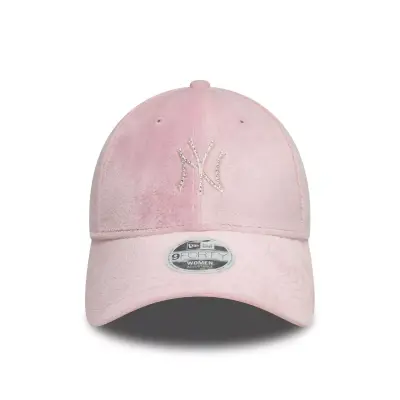New Era 60595353 Wmns Diamante Velour 9Forty Neyyan Pembe Kadın Şapka - 2
