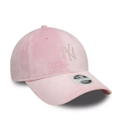 New Era 60595353 Wmns Diamante Velour 9Forty Neyyan Pembe Kadın Şapka - 3