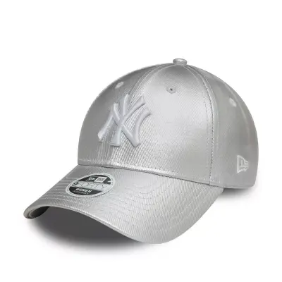New Era 60595374 Wmns Met Denim 9Forty Neyyan Gümüş Kadın Şapka - 1