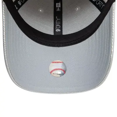 New Era 60595374 Wmns Met Denim 9Forty Neyyan Gümüş Kadın Şapka - 5