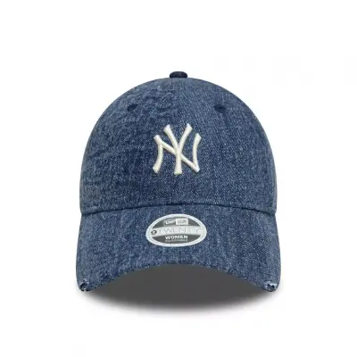 New Era 60595375 Wmns Acid Denim 9Twenty Neyyan Cap Mavi Unisex Şapka - 3
