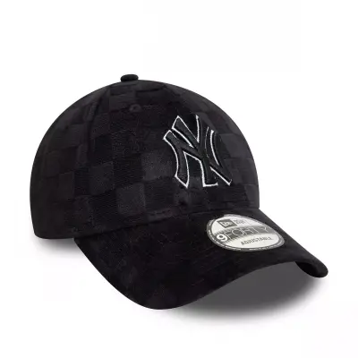 New Era 60595442 Tonal Check 9Forty Neyyan Siyah Unisex Şapka - 2