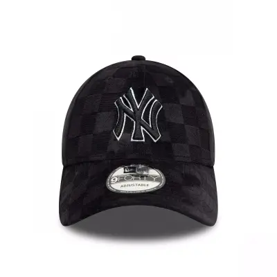 New Era 60595442 Tonal Check 9Forty Neyyan Siyah Unisex Şapka - 3