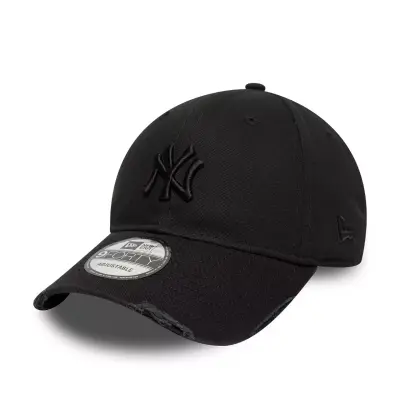 New Era 60771831 Wash Distress 9Forty Neyyan Cap Siyah Unisex Şapka - 1