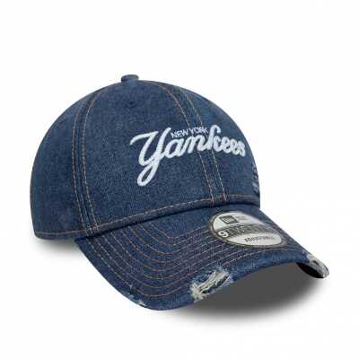 New Era 60771839 Denim Distress 9Twenty Neyyan Cap Mavi Unisex Şapka - 3