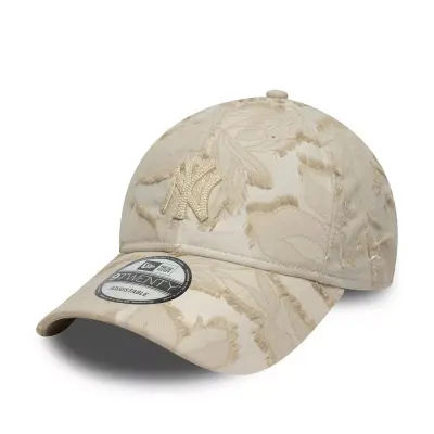 New Era 60771877 Img Mlb Floral 9Twenty Neyyan Bej Unisex Şapka - 1