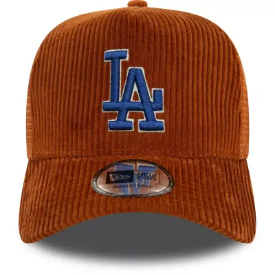 New Era Mlb Cord Trucker Losdod Cap Kahverengi Unisex Şapka - 7