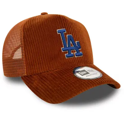 New Era Mlb Cord Trucker Losdod Cap Kahverengi Unisex Şapka - 8