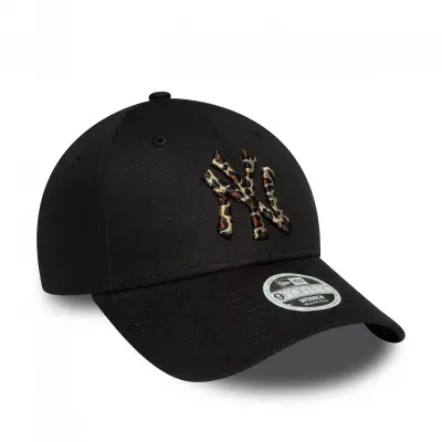 New Era Wmns Leopard Infill 9Forty Neyyan Cap Siyah Kadın Şapka - 2