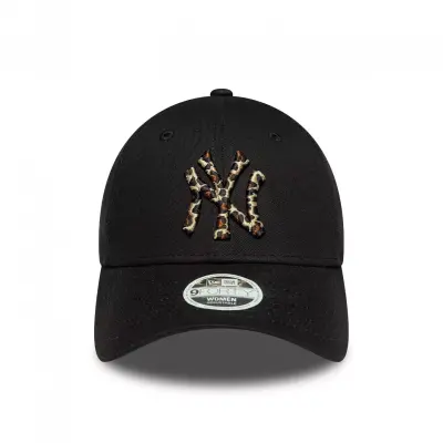 New Era Wmns Leopard Infill 9Forty Neyyan Cap Siyah Kadın Şapka - 3