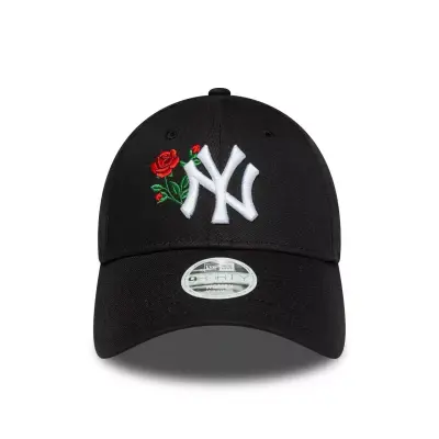New Era Wmns Rose 9Forty Neyyan Cap Siyah Kadın Şapka - 3