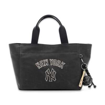 New York Yankees Mlb_001 22X40X14 El Siyah Kadın Çanta - New York Yankees