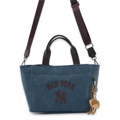 New York Yankees Mlb_001 22X40X14 El Lacivert Kadın Çanta - New York Yankees
