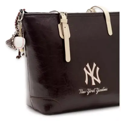 New York Yankees Mlb_003 26X27X12 Kol Sı Kahverengi Kadın Çanta - 3