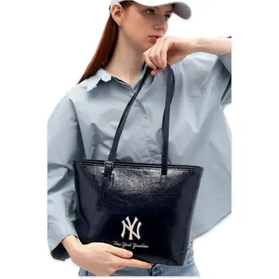 New York Yankees Mlb_003 26X27X12 Kol Sı Lacivert Kadın Çanta - 1